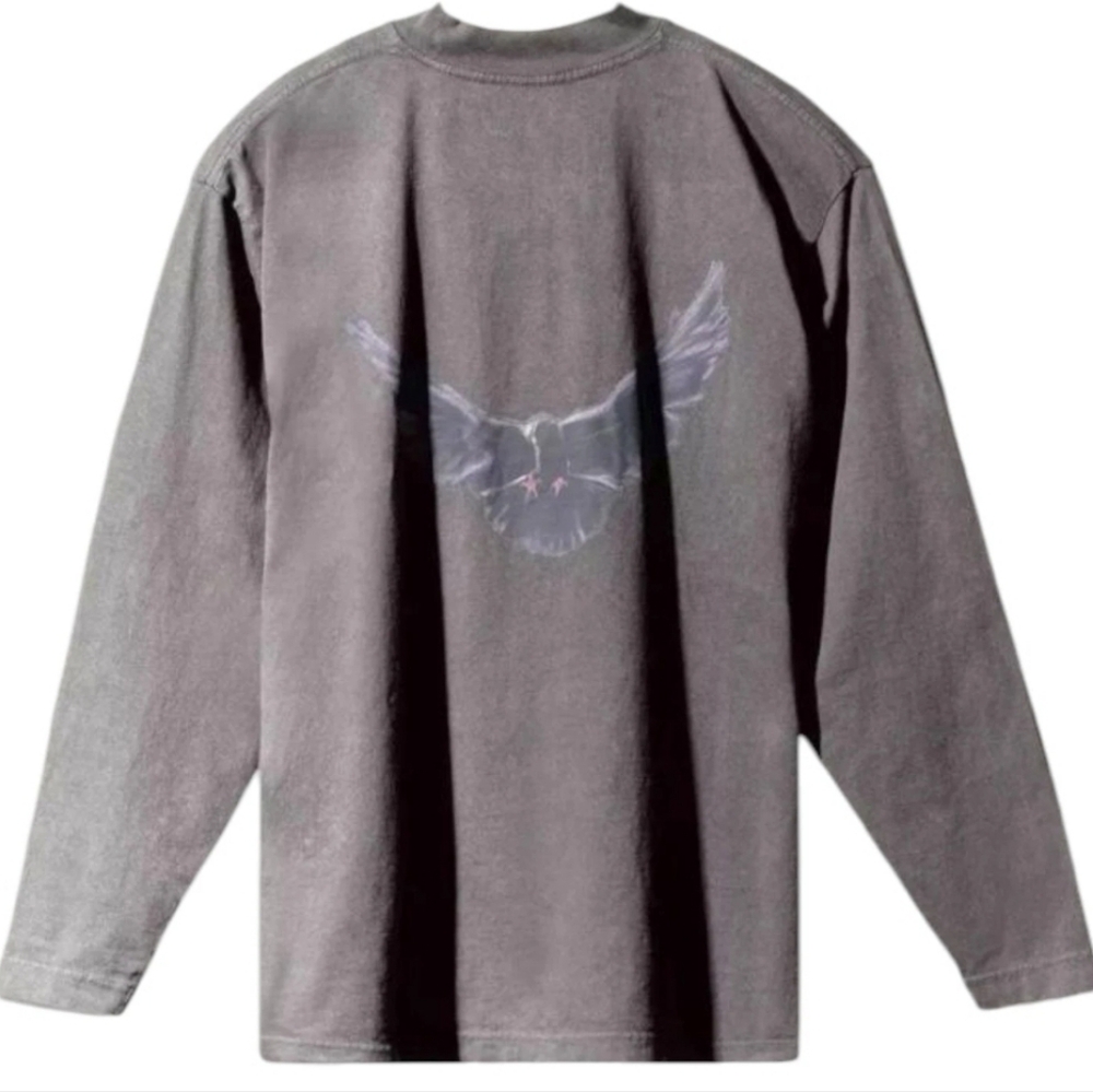 Yeezy Gap Dove Long Sleeve Shirt Men's‎ Size Medium - Picture 2 of 6